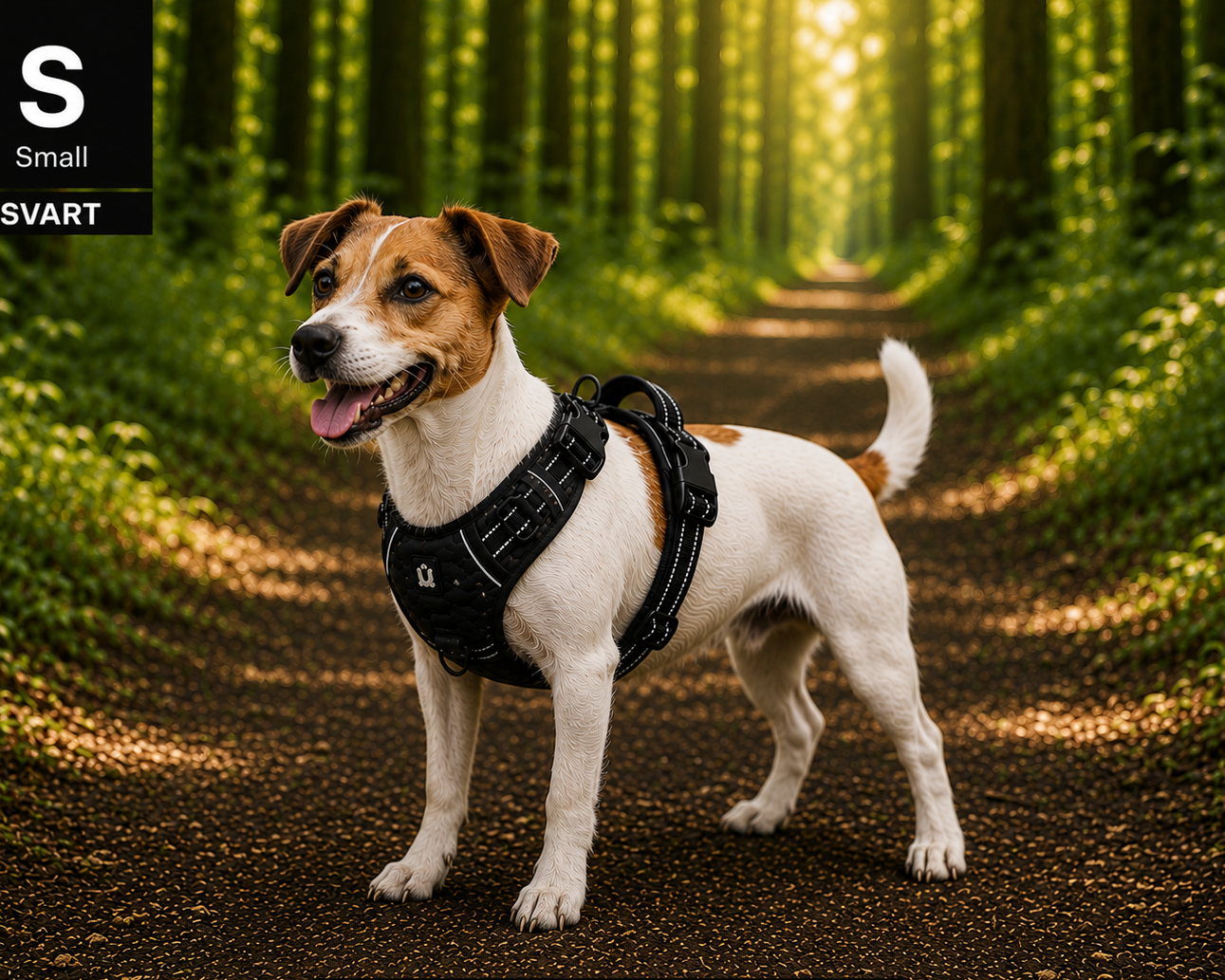 Hundsele – No Pull med Mjuk Vaddering & Handtag