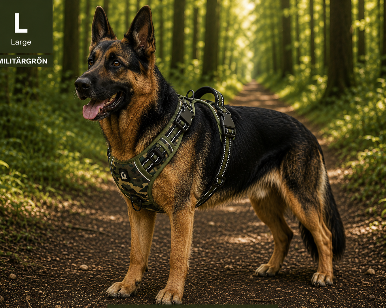 Hundsele – No Pull med Mjuk Vaddering & Handtag